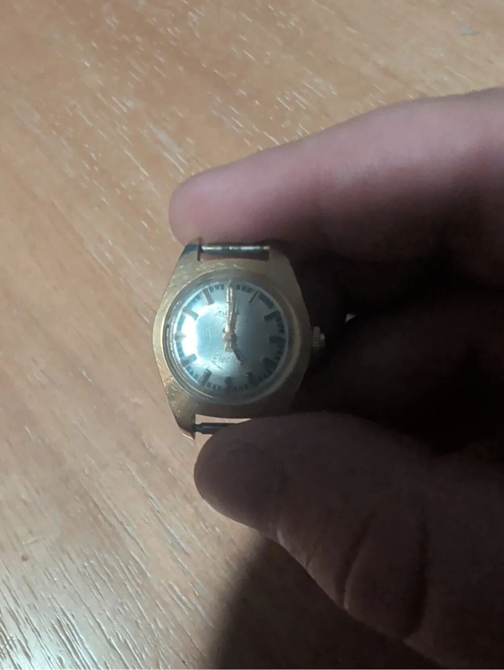 Timex Electric Ladies Gold Tone Vintage 1970s Watch